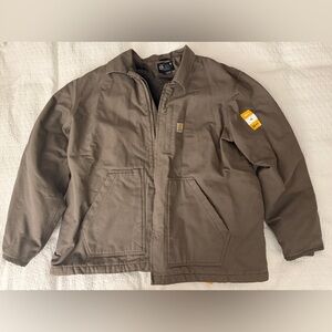 Men’s Sherpa - Lined Field Jacket - Loose Fit - Washed Duck - 2 Warmest Rating